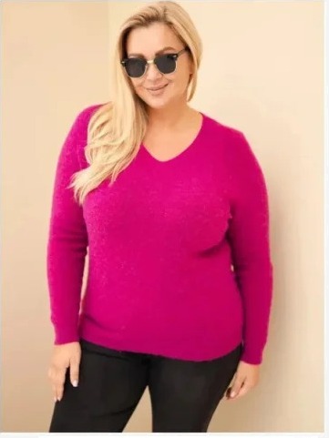Dámsky pulóver Plus Size z...