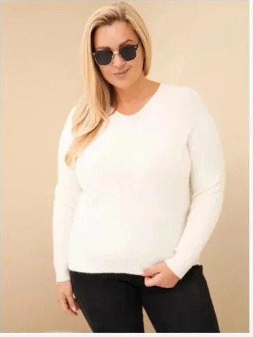 Dámsky sveter Plus Size z...