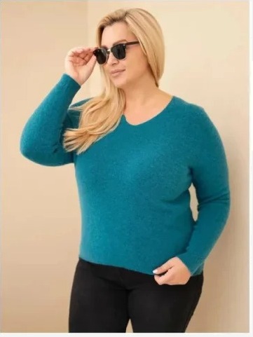 Dámsky pulóver Plus Size z...