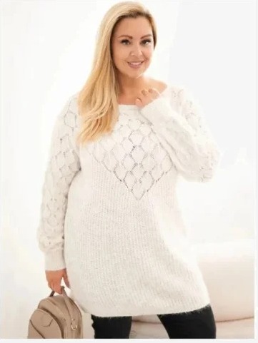 Dámsky sveter Plus Size z...