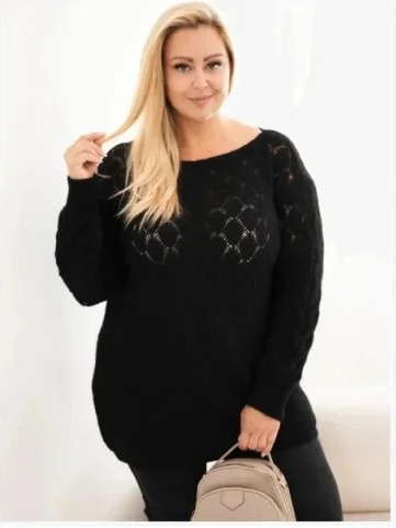 Dámsky sveter Plus Size z...