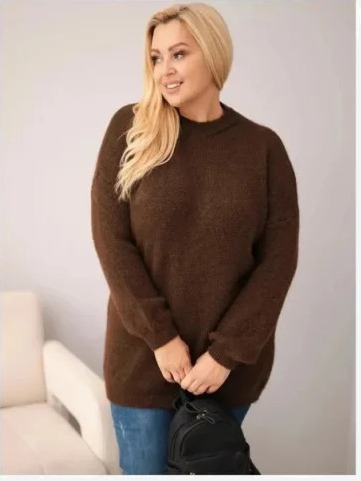 Dámsky sveter Plus Size vo...