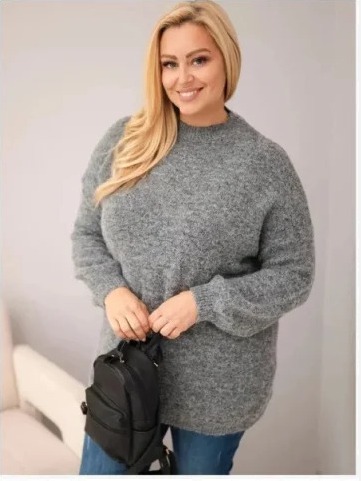 Dámsky sveter Plus Size vo...