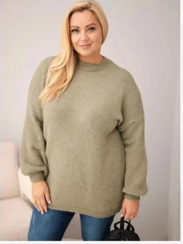 Dámsky sveter Plus Size vo...