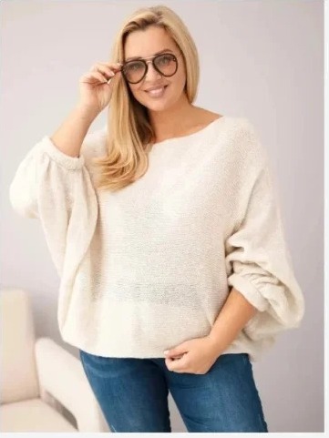 Dámsky sveter Plus Size s...