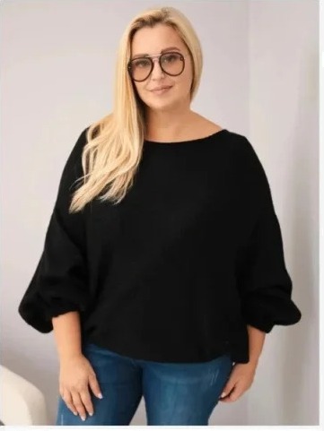 Dámsky sveter Plus Size s...