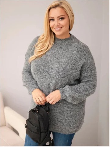 Dámsky sveter Plus Size vo...