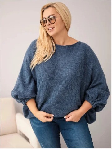 Dámsky sveter Plus Size s...