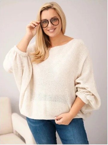 Dámsky sveter Plus Size s...