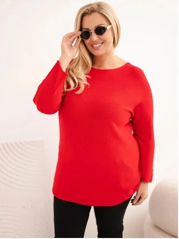 Dámsky sveter plus size s...