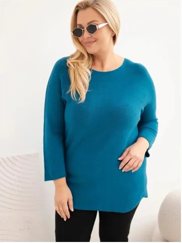 Dámsky sveter plus size s...