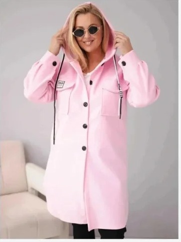 Dámsky kabát Plus Size s...