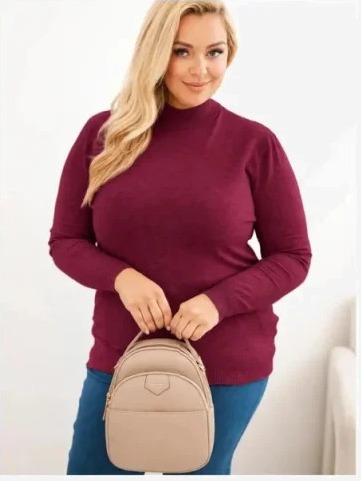Dámsky sveter Plus Size z...