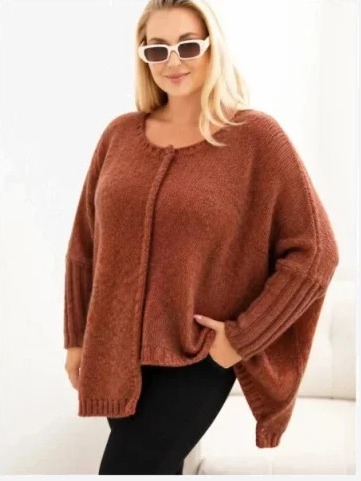 Dámsky sveter Plus Size z...