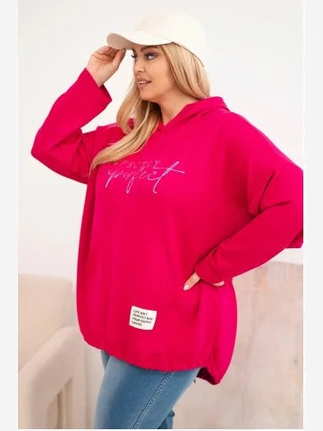 Dámska mikina Plus Size s...