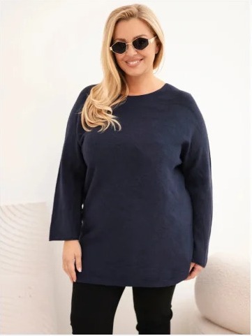 Dámsky sveter plus size s...