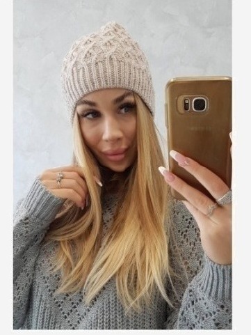 Čapica Roma K224 svetlo béžová