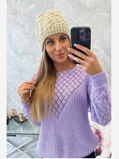 Dámska čiapka Kalina K362 svetlo béžová