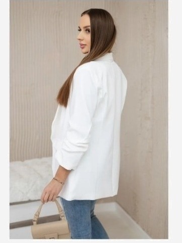 Elegantné sako biela