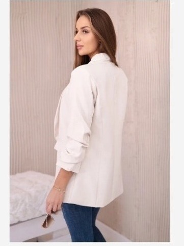 Elegantné sako svetlo béžová