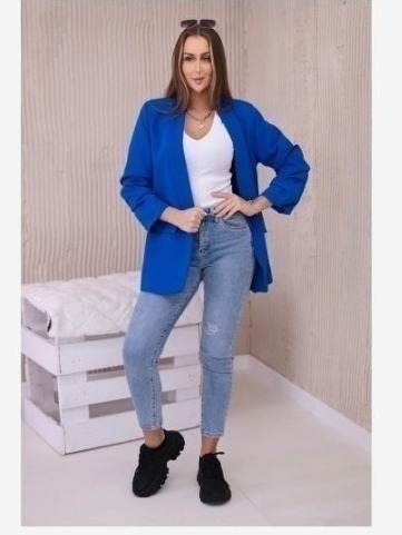 Elegantné sako modrá