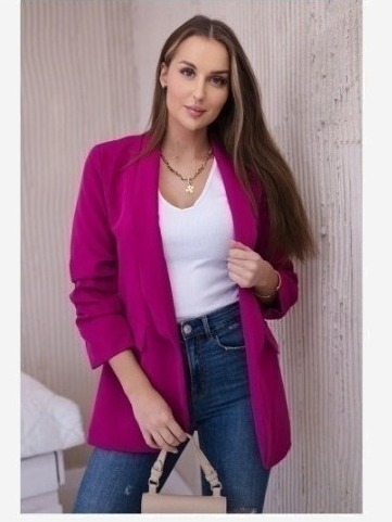 Elegantné sako fialová