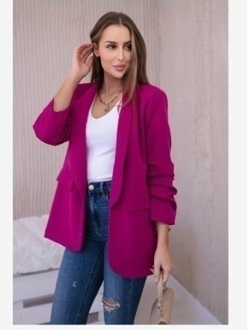 Elegantné sako fialová