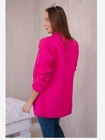 Elegantné sako fuchsiová