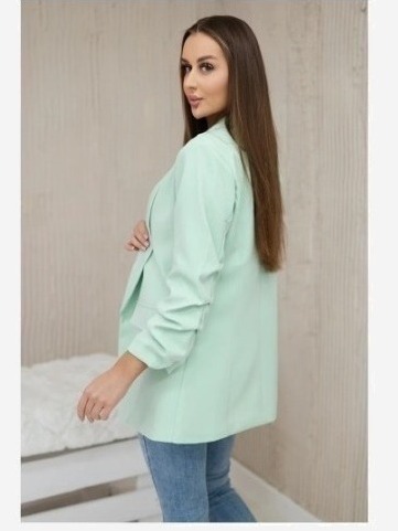 Elegantné sako ľahká mäta