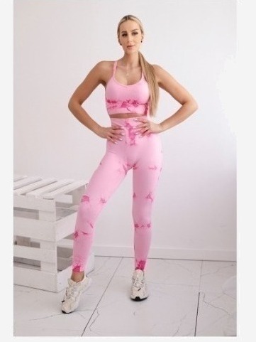 Fitness komplet ružová + fuchsia