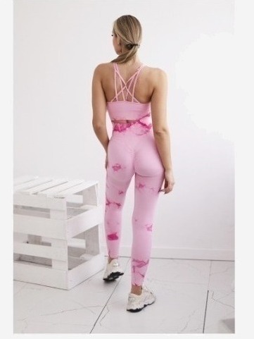 Fitness komplet ružová + fuchsia