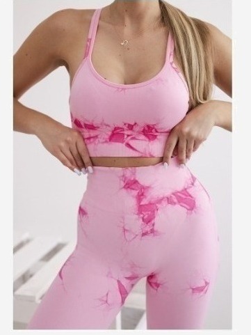 Fitness komplet ružová + fuchsia