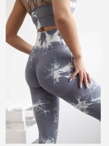Fitness komplet šedá + biela